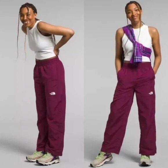 The North Face Pants - The North Face Easy Pant Pull on TNF Boysenberry Wind Pants Size Small